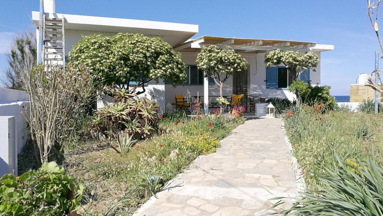 Вилла Anemos Seaside House Скирос Экстерьер фото