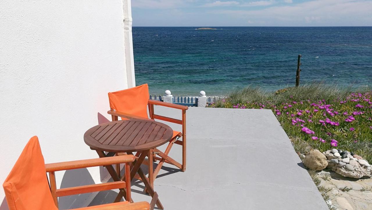 Вилла Anemos Seaside House Скирос Экстерьер фото